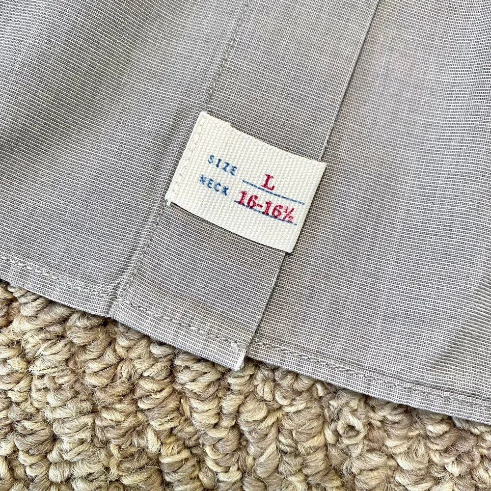 J. Crew Men's Long Sleeved Button Down Shirt - 16-16.5 neck